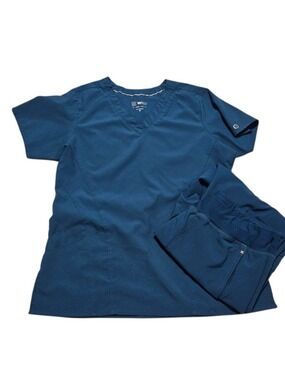 Scrub Set Medium Wonderwink W123 Top Cherokee iFlex Jogger Pants Curated Set